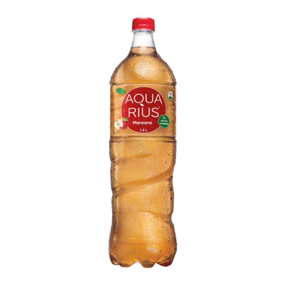 AGUA MINERAL MANZANA AQUARIUS (1.6 LT)