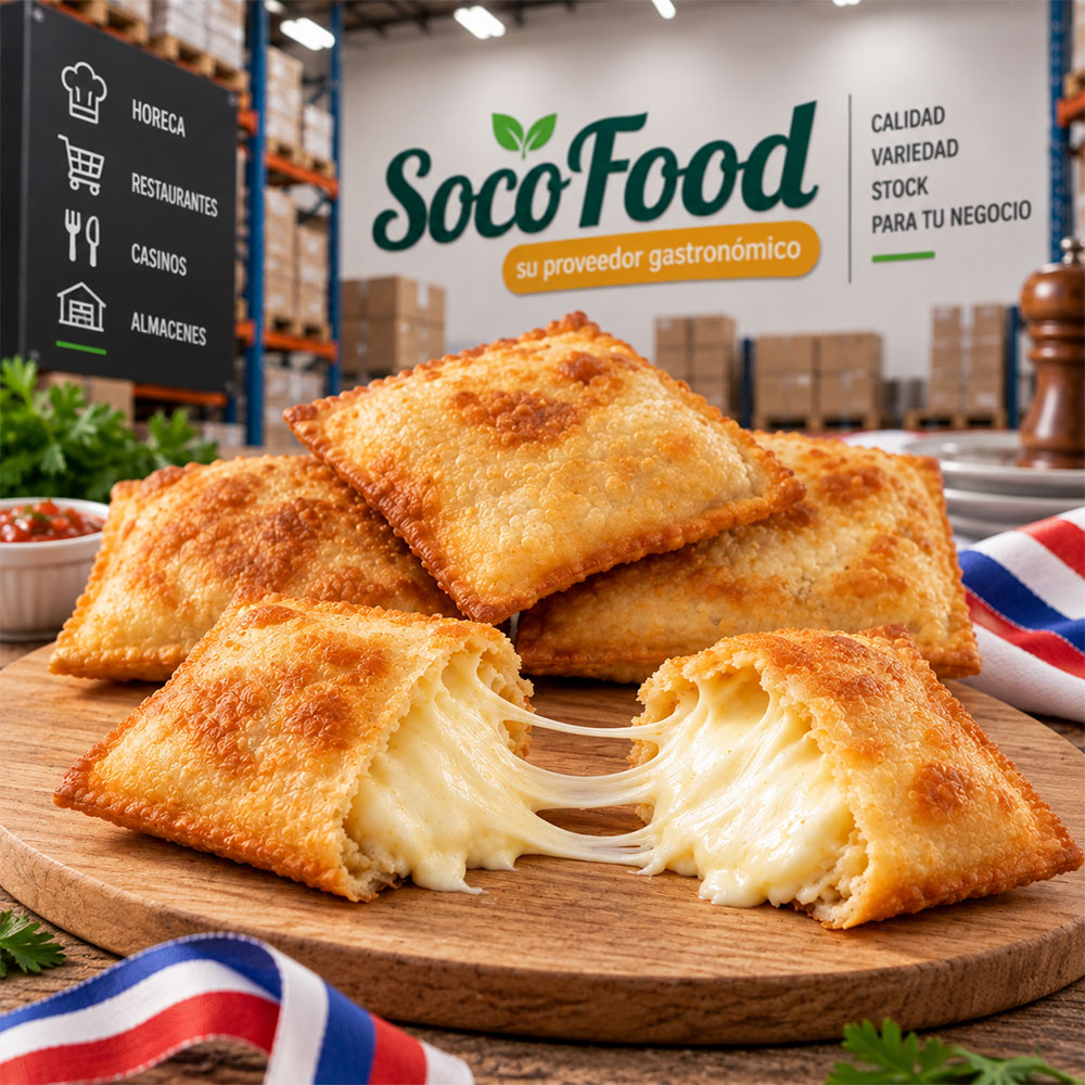 Empanadas de queso al por mayor para restaurantes y negocios gastronómicos en la Quinta Región